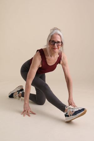 Yoga Leggings in Concrete