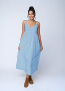 Hampton Dress - Light Wash Chambray