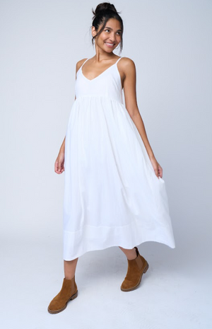 Hamptons Dress - Natural White