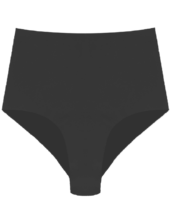 Organic Cotton No Show High Waist Hipster