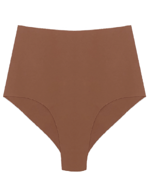 Organic Cotton No Show High Waist Hipster