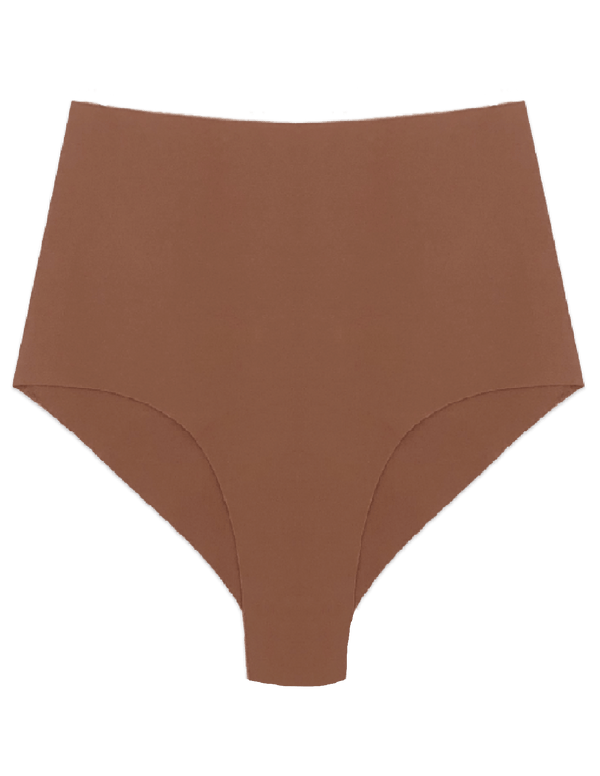 Organic Cotton No Show High Waist Hipster