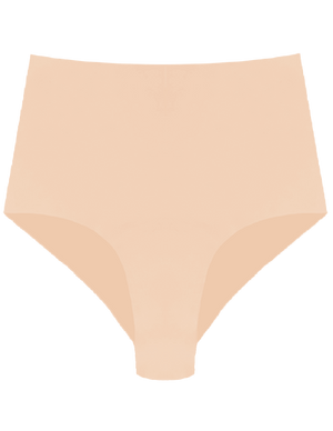 Organic Cotton No Show High Waist Hipster