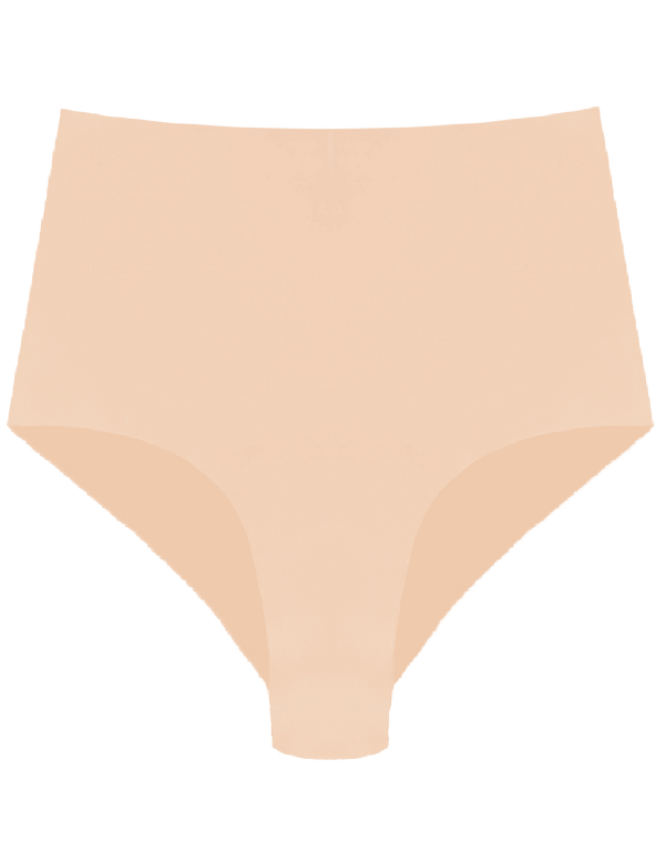 Organic Cotton No Show High Waist Hipster