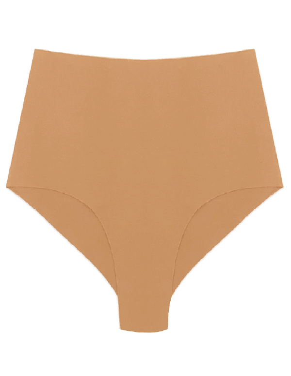 Organic Cotton No Show High Waist Hipster