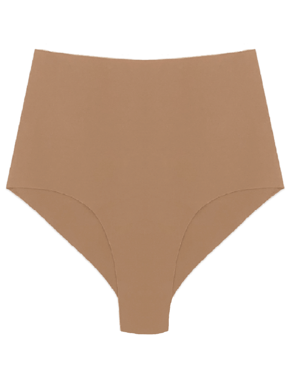 Organic Cotton No Show High Waist Hipster
