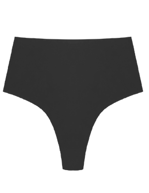 Organic Cotton No Show High Waist Thong