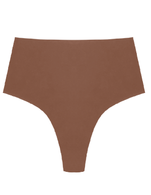 Organic Cotton No Show High Waist Thong