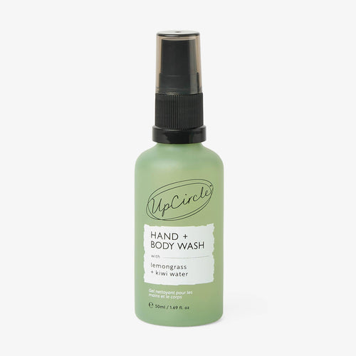 Natural Hand + Body Wash with Lemongrass - Travel Size