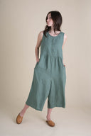 Backyard Jumpsuit in Agave