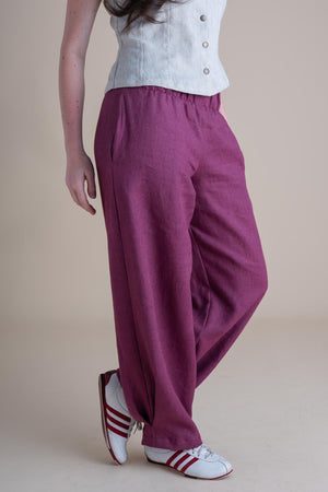 Crescent Moon Pants (Updated) in Orchid