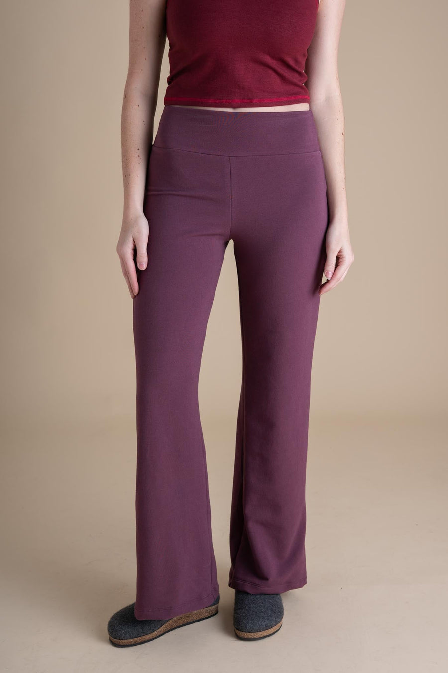 Eleanor Pants in Plum