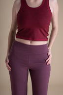 Eleanor Pants in Plum