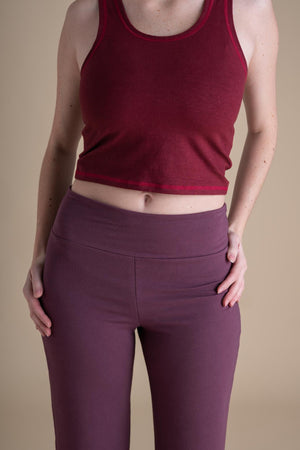 Eleanor Pants in Plum
