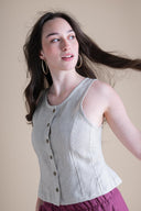 Katherine Vest (Updated) in Sand Dollar