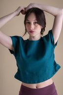 Painter Top (Updated) in Peacock