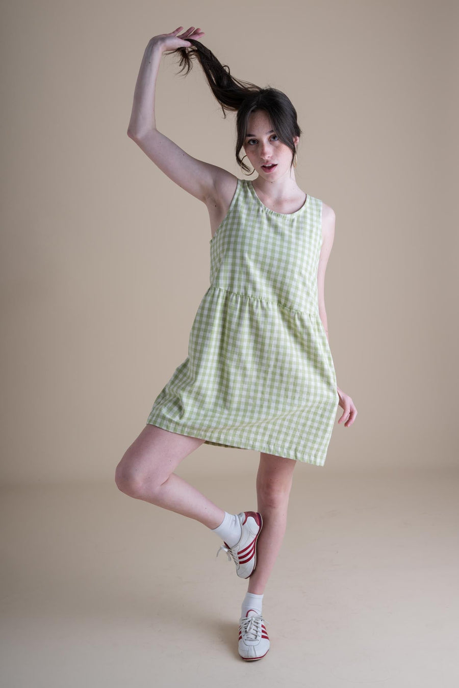 Sassafras Dress in Honeydew