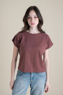 Saturday Tee in Russet