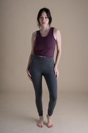 Yoga Leggings in Concrete