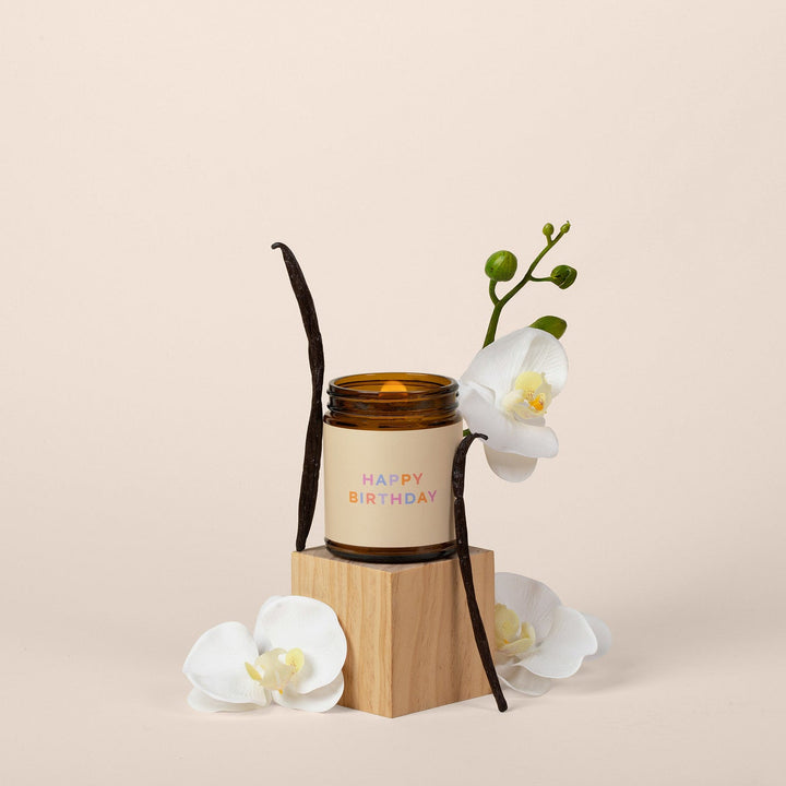 Happy Birthday Jar Candle