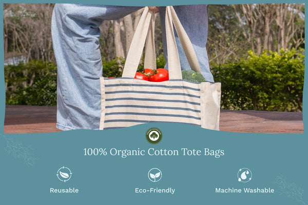 Canvas Grocery Tote Bags