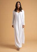 Be Clever Duo Dress - White