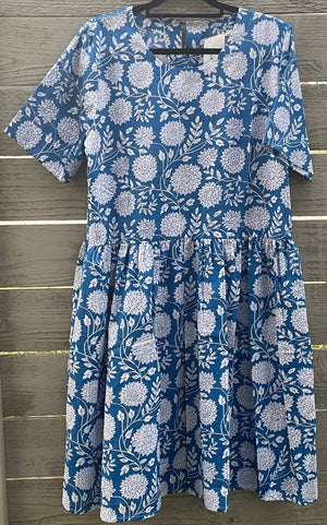 Hudson Dress - Hydrangea Beauty Cobalt