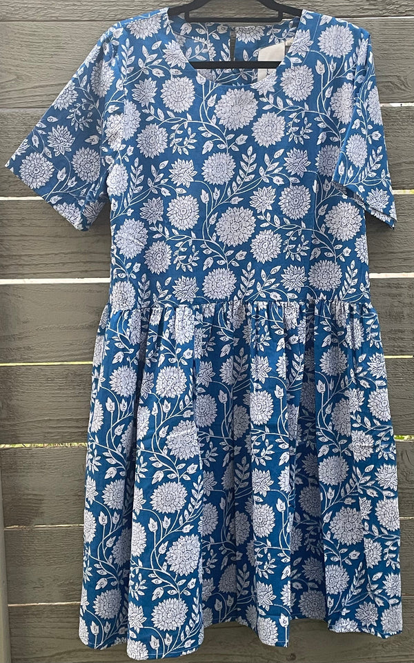 Hudson Dress - Hydrangea Beauty Cobalt