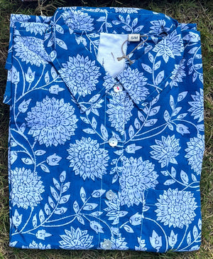 Good Boyfriend Shirt - Hydrangea Beauty Cobalt