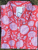 Good Boyfriend Shirt - Hydrangea Beauty Papaya