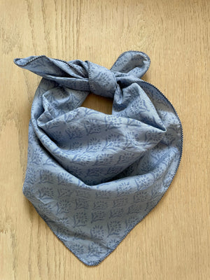 Scarf - Sunflower Cornflower Blue Overdye Square