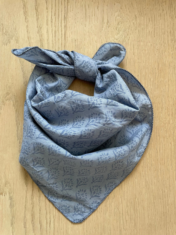 Scarf - Sunflower Cornflower Blue Overdye Square
