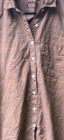 Good Boyfriend Shirt - Floral Escape Milk Chocolate Overdye