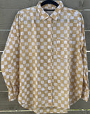 Good Boyfriend Shirt - Checkerboard Baked Clay