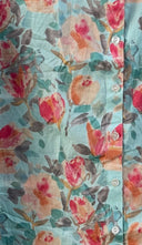 Good Boyfriend Shirt - Watercolor Floral Glacier Blue