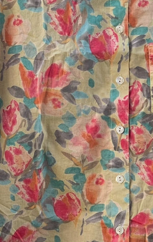 Good Boyfriend Shirt - Watercolor Floral Lemon Sorbet