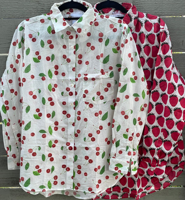 Good Boyfriend Shirt - Cherries