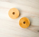 Bamboo Lid w/ Straw Hole