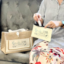 The Market Makeup Bag - Style No. 1 in Ocean Blue