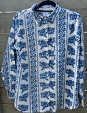 Good Boyfriend Shirt - Chatsworth Trellis Coastal Blue