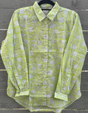 Good Boyfriend Shirt Floral Escape Citron Olive Oil