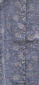 Good Girlfriend Shirt with Ruffle Trim Floral Escape Bluebird/Pinecone