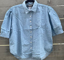 Good Girlfriend Shirt - Chambray Light Wash