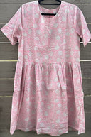 Hudson Dress - Floral Escape Tickled Pink