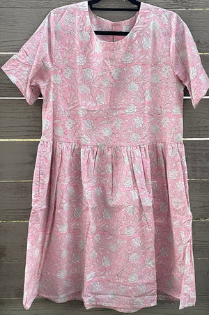Hudson Dress - Floral Escape Tickled Pink
