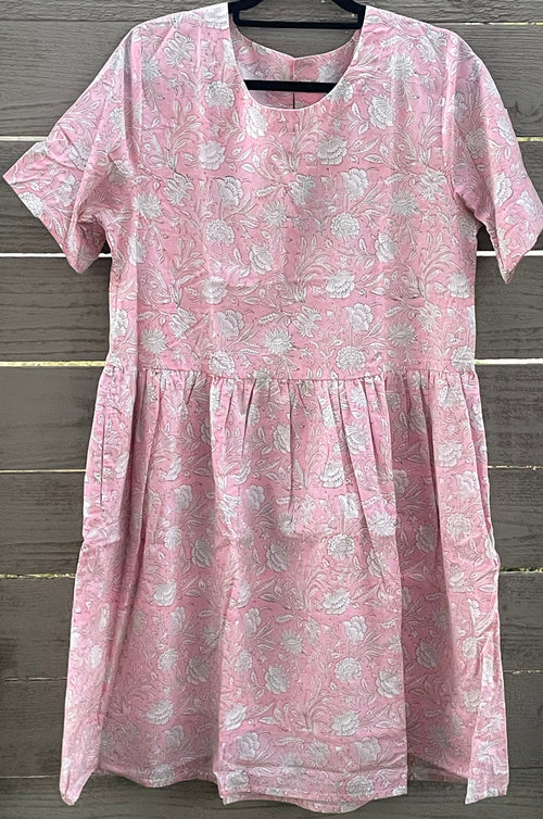 Hudson Dress - Floral Escape Tickled Pink