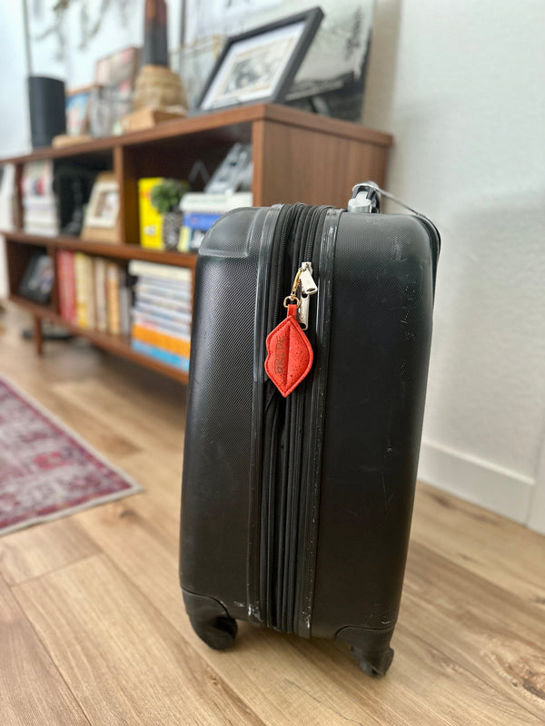 Lips Luggage Tag