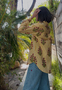 Good Boyfriend Shirt - Palm Cove Floral Honeycomb