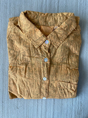 Good Boyfriend Shirt - Floral Escape Marigold Overdye
