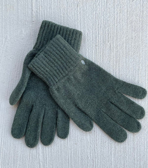 Bedford Recycled Cashmere Gloves - Olive